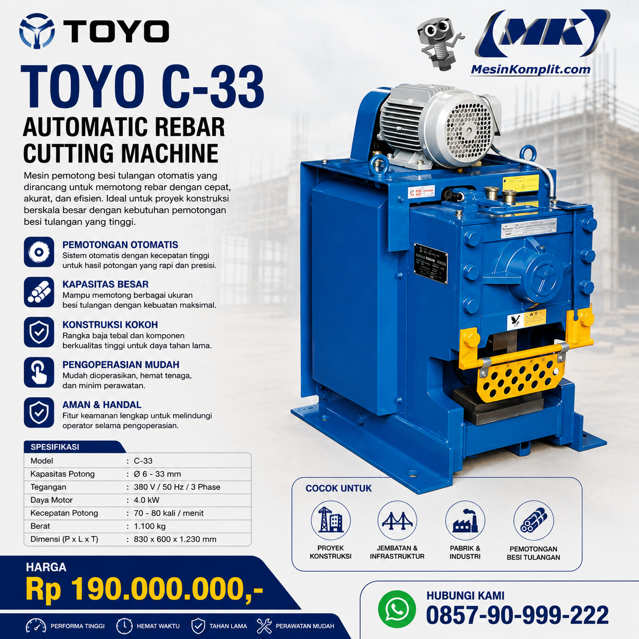 Toyo Rebar Cutter (KSI-00...
